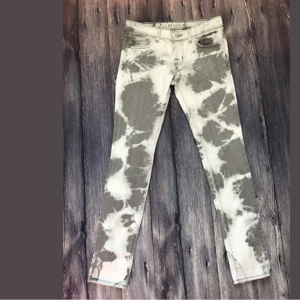 J Brand | Tie Dye Cult Low Rise Skinny Leg Jeans